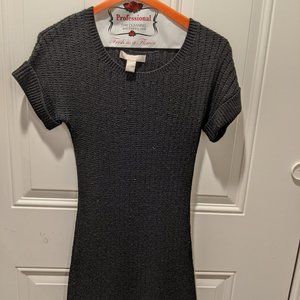 Classic black sweater dress